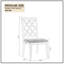 Chaise d'appoint rembourrée en bois massif (ensemble de 2)-1258198275