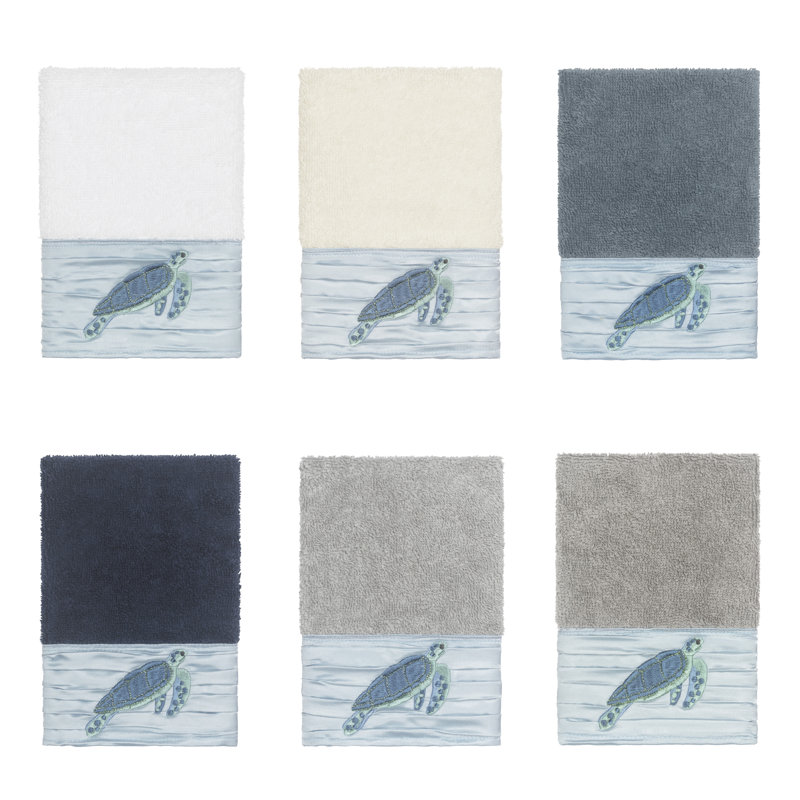 Mia Turkish Cotton Midweight Washcloth, Light Gray