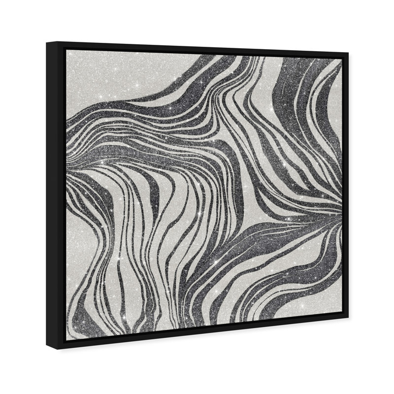 Emotional II Print by Oliver Gal, 13"H x 13"W, Black Floater Frame