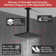 10" Ceiling Mount Shower System with Waterfall Spout，2-in-1 Handheld 2.5 GPM