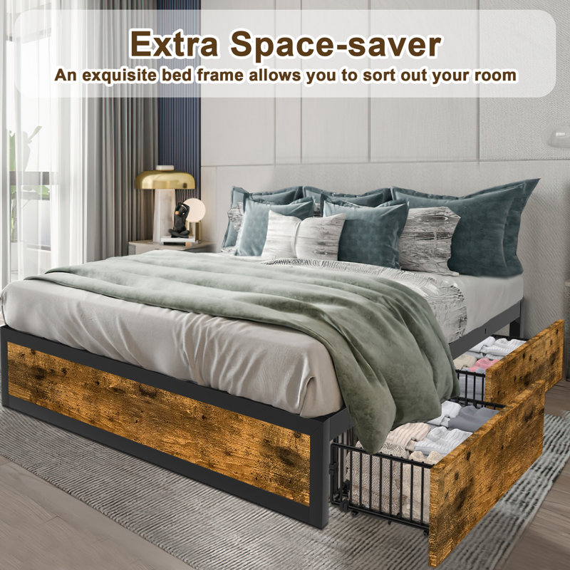 Brycenn 11.8'' Bed Frame, Queen