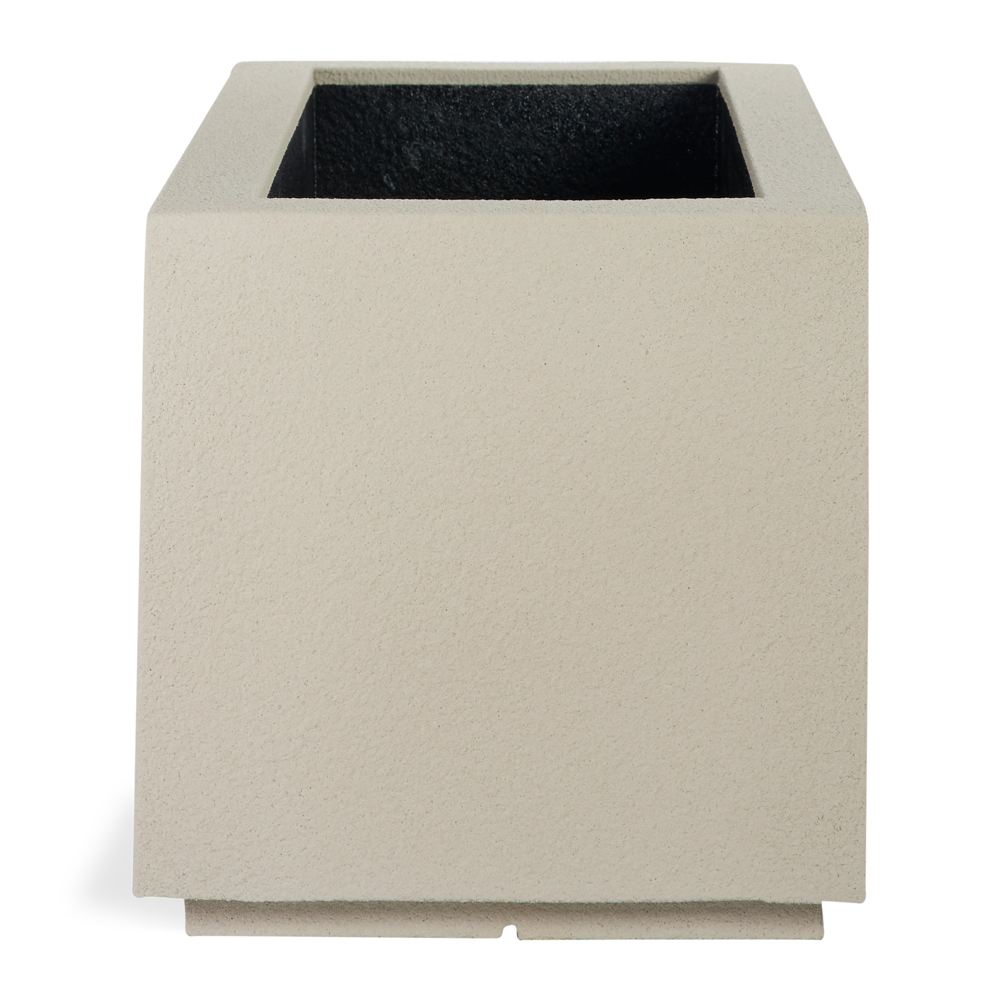 Gita Large Lightweight Outdoor 36" x 16" x 16" Trough Planter Box, Greige