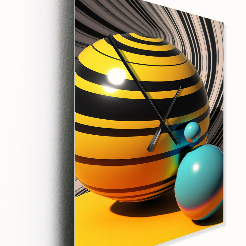 Horloge murale Pop Art, Moyen