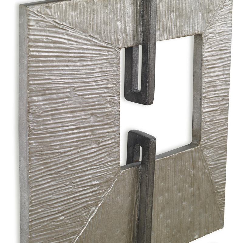 Modern Abstract Wall Decor on Metal