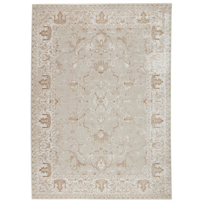 Oriental Beige Area Rug