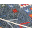 Tapis de zone en laine 5 pi 3 po x 8 pi noué la à la main one-of-kind Landyn