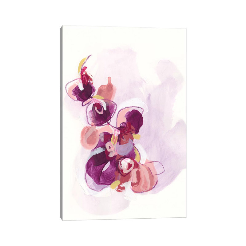 Orchid Sonata I 1 Piece Wrapped Canvas Wall Art, 45.72cm H x 30.48cm W