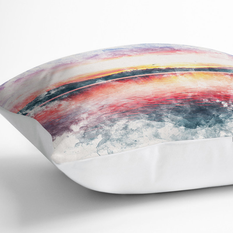 Square Cushion, 40cm H x 40cm W x 15cm D, White