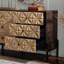 Buffet 6 tiroirs, motif géométrique - Standard