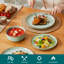 Service de table en grès 12 pièces Reno, service pour 4-119338694