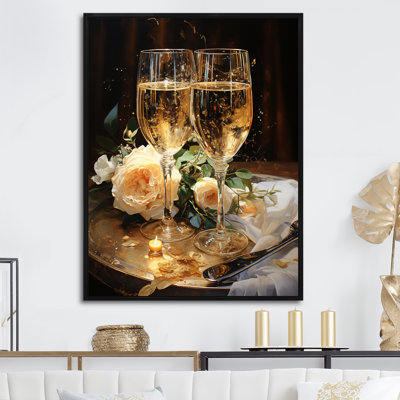 Célébration sur toile, "Sparkling Celebration I"