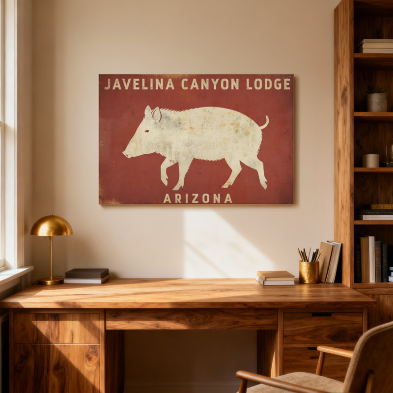 Animaux, Javelina Canyon Lodge, Arizona, H 20 po x l 30 po