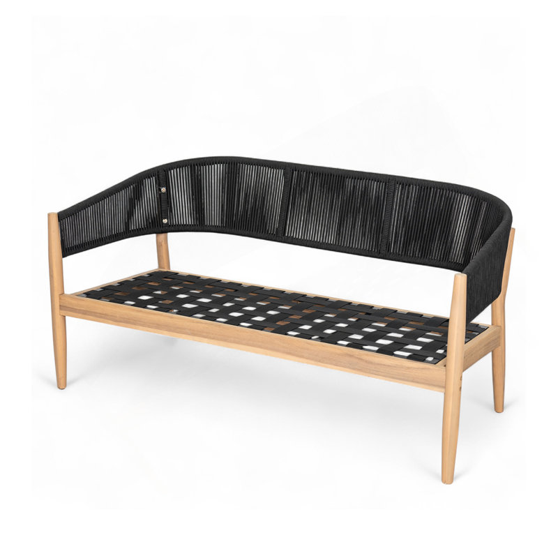Causeuse d'extérieur en bois d'acacia Verona