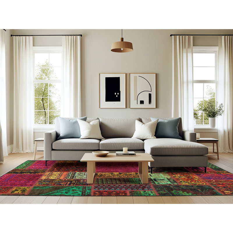 Abstract Indoor Rug, Rectangle 6' x 9'