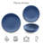 Denver Planta Artisan Low Bowl - Blue - 8"-1576025647