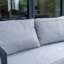 Kos Modern Grey Wicker Rope and Metal Garden Sofa Set with Cushions