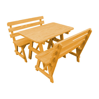 Table de pique-nique d'extérieur 44 po Giang