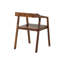 Ancona 45cm H Solid Wood Armchair in Painted Dark Brown-89633286