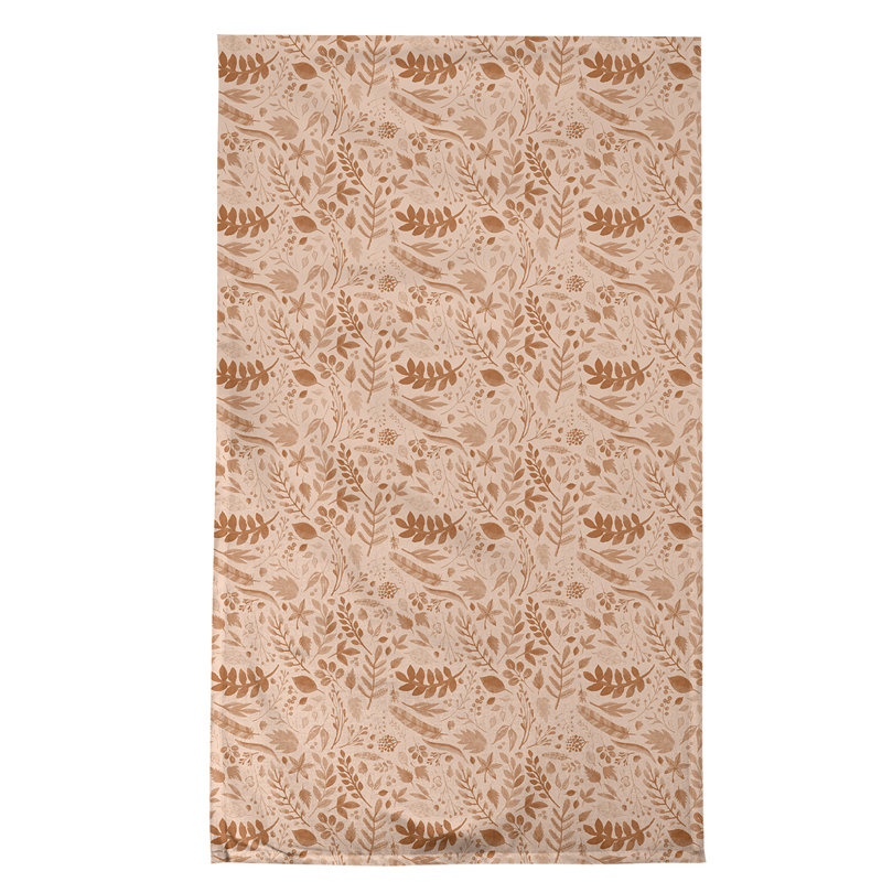 Floral Waffle Tea Towel Kitchen Towel, Poly Twill
