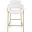 Tabouret de comptoir en similicuir Yara