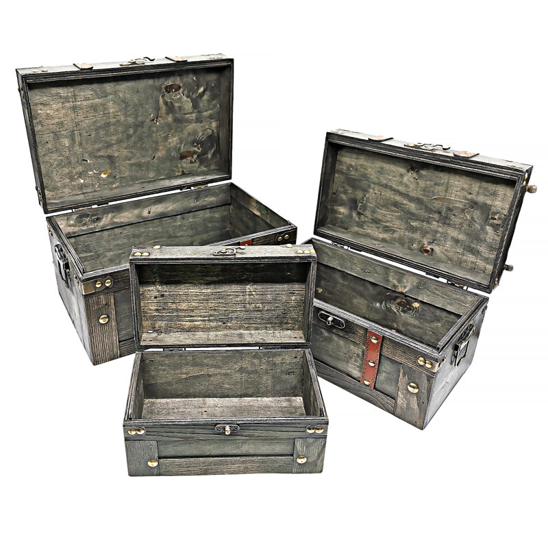 Jaeyon 3 Piece Decorative Trunk Set