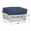 Repose-pieds d'extérieur avec coussin Lucan-98128712