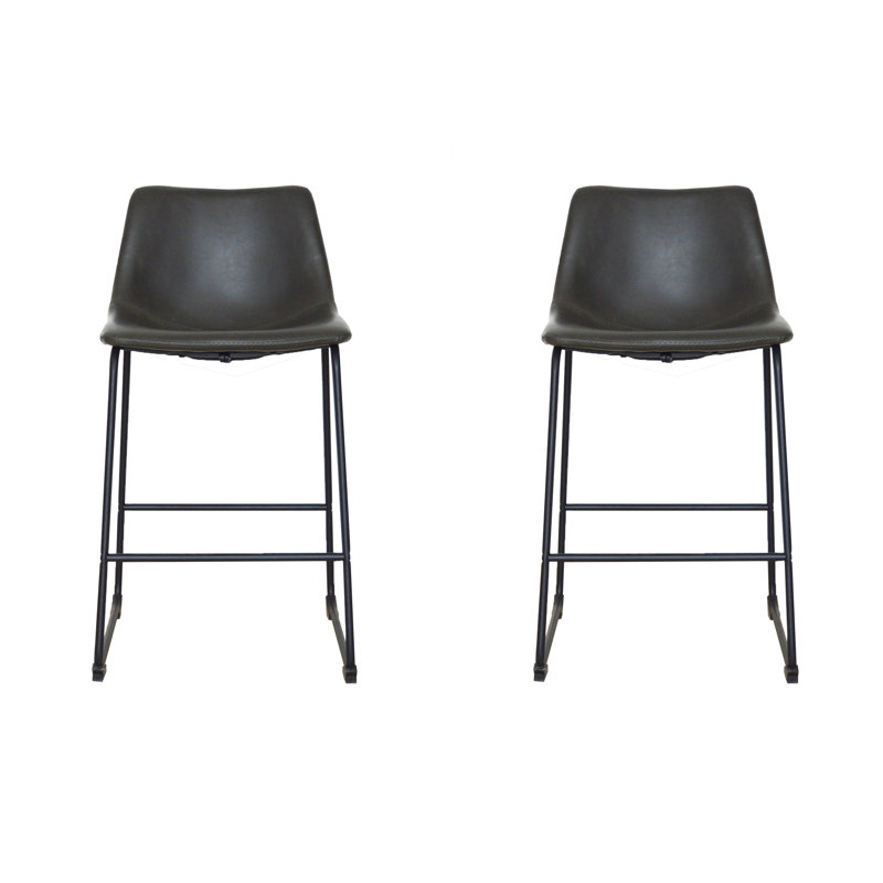 Tabouret de comptoir 26 po Mckensie, Gris