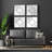 Metal Square Mirror