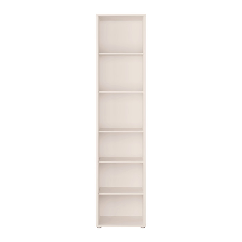 Rylon Bookcase, (5 Shelves) 214.3cm.H x 214.3cm.W x 214.3cm.D, Beige