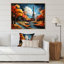 «Autumn in Paris by the Eiffel Tower», reproduction sur toile