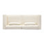 Canapé de 79,5 po en tissu moderne avec coussins moelleux, accoudoirs élégants et structure en bois massif robuste - sièges confortables pour le salon, la chambre à coucher ou le salon de bureau-115299953