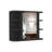 Medicine Cabinet Milano,Six External Shelves Mirror, Black Wengue Finish-894386491