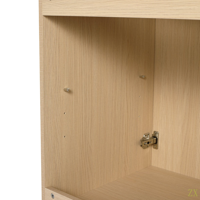 Meuble-lavabo sur pied 36 po avec lavabo en résine et 2 portes d'armoire à fermeture en douceur ((KD-PACKING), 35"