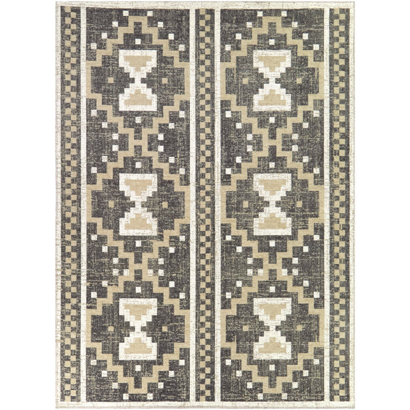 Tapis brun Chiemena, Rectangle 7 pi 10 po x 10 pi