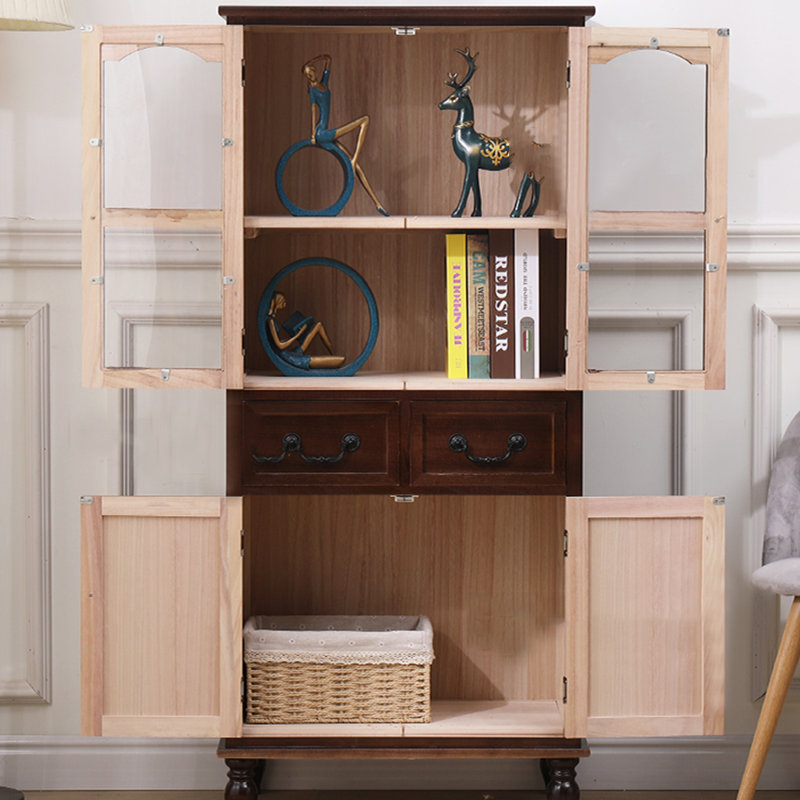 Armoire de rangement simple, Marron foncé