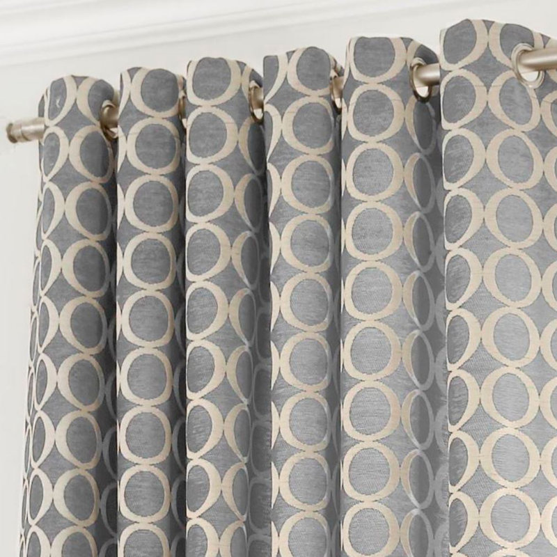 Broward Room Darkening Curtain Pair, 228cm Width x 228cm Drop