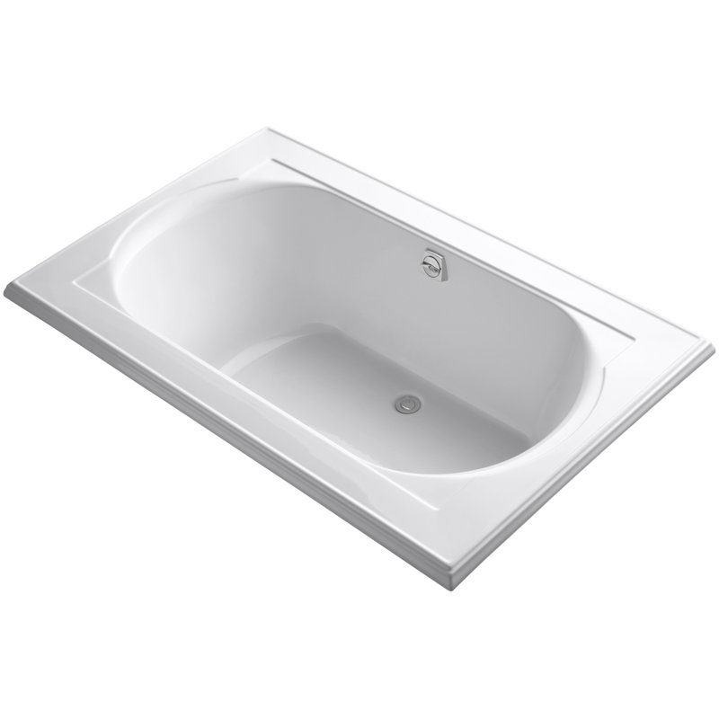 Memoirs 66" x 42" Soaking Bathtub, White