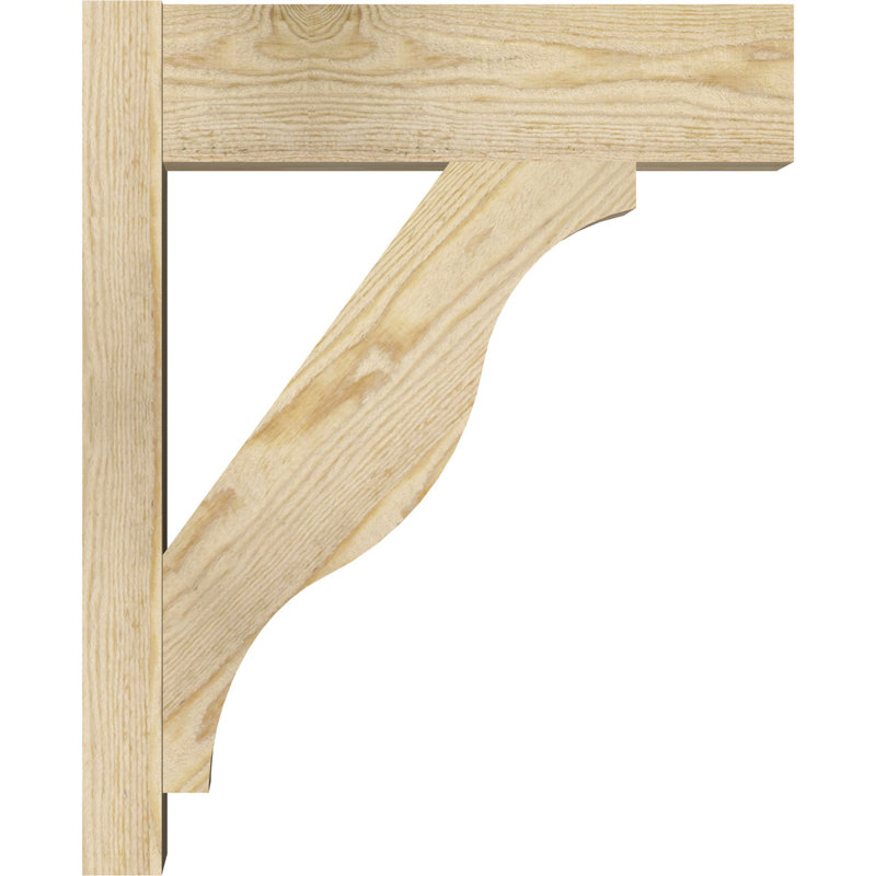 Jeu de blocs Funston, Sapin Douglas de 6 po (sciage brut), P 18 po x H 22 po