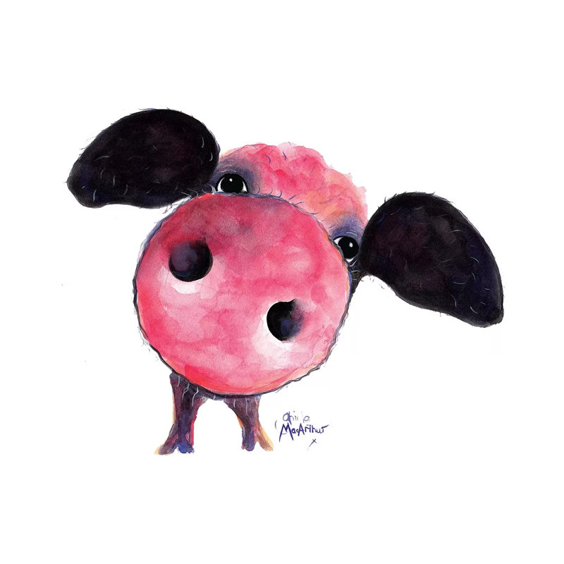 Clarence by Shirley Macarthur - Gallery-Wrapped Canvas Giclée on Canvas, 30.48 cm H x 30.48 cm W, Canvas