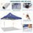 10'x10' Pop Up Canopy Wavy edge tent with One Person Set Up Center Lock and Storage bag-104597067