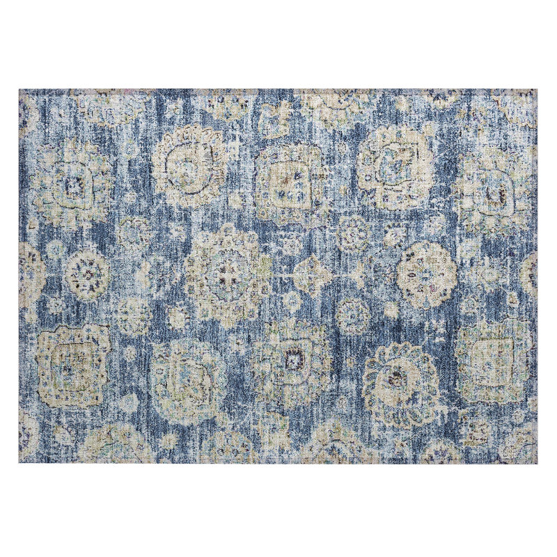 Blaire Floral Indoor / Outdoor Rug, Rectangle 1'8" x 2'6"