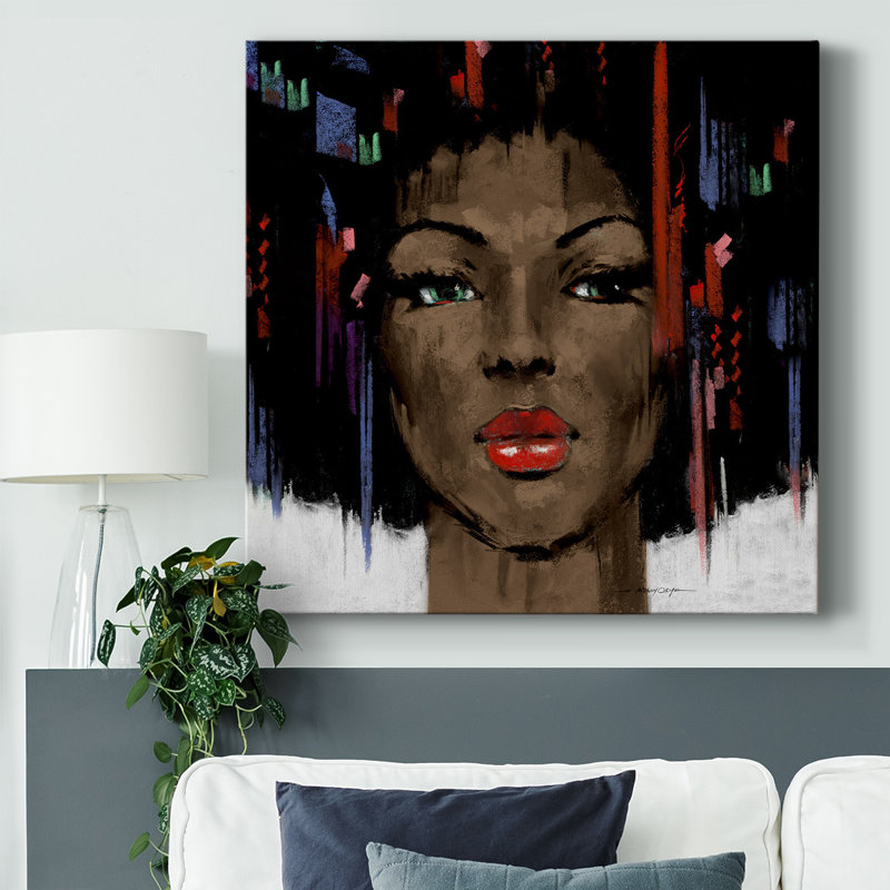Pop Glam sur impression sur toile, H 40 po x l 40 po