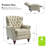 Amaira 34.5'' Wide Genuine Leather Manual Wing Chair Recliner (Set of 2)-98953057