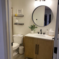 Alsup 60 Double Bathroom Vanity Set Mercury Row Base Finish: Wire Brushed Oak