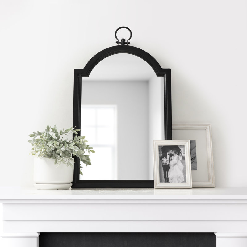Chaunie Engineered Wood Arch Mirror