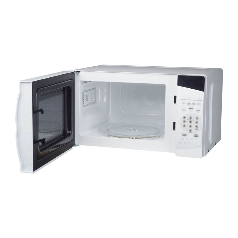 Four à micro-ondes de comptoir de 700 watts 0,7 pi³ avec capteur Magic Chef 17,3 po, Blanc