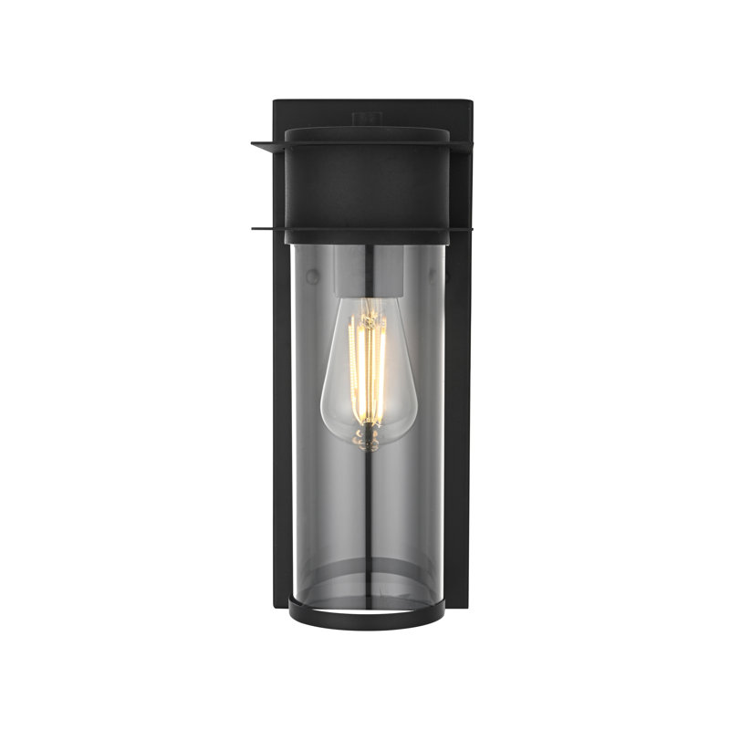 Soriano 5.5 Inch Outdoor Wall Sconce in Black
