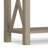 Kitchener 47"W Solid Wood Contemporary Sofa Table with 2 Drawers, Bottom Shelf and X-Design Sides-219901436