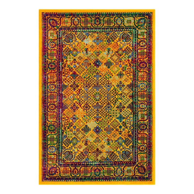 Erkand Oriental Indoor Rug, Rectangle 4'1" x 6'1"