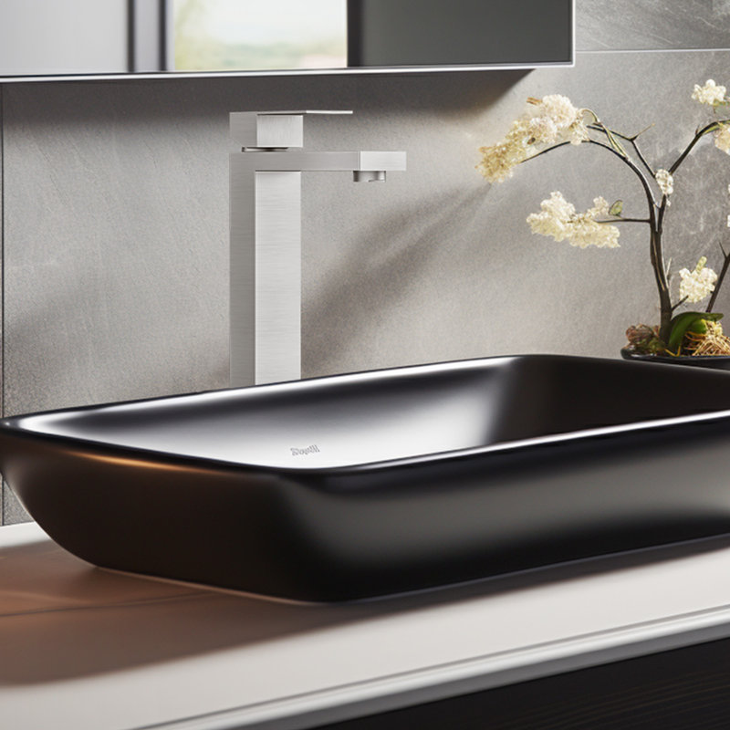 Forious® Ultra Vessel Sink Faucet Single-handle Bathroom Faucet with Drain Assembly, Stainless Steel